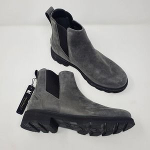 Sorel Gray Ankle Boots
